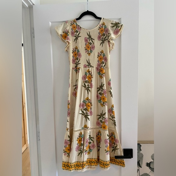 NWT Patrons of Peace Cream Dress - Picture 2 of 5